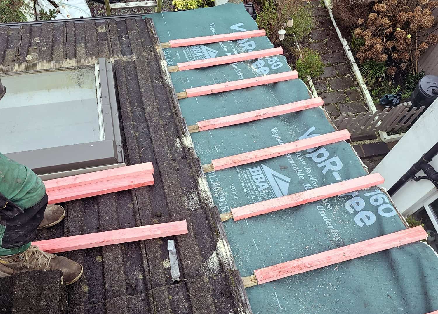 Flat roof resurfacing work in Canton, Cardiff CF5 by Redland Roofing